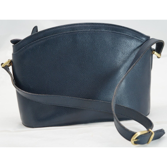 Rare Vintage COACH Madison Pierre 4406 Navy Leather Shoulder Bag in EUC - Picture 7 of 13